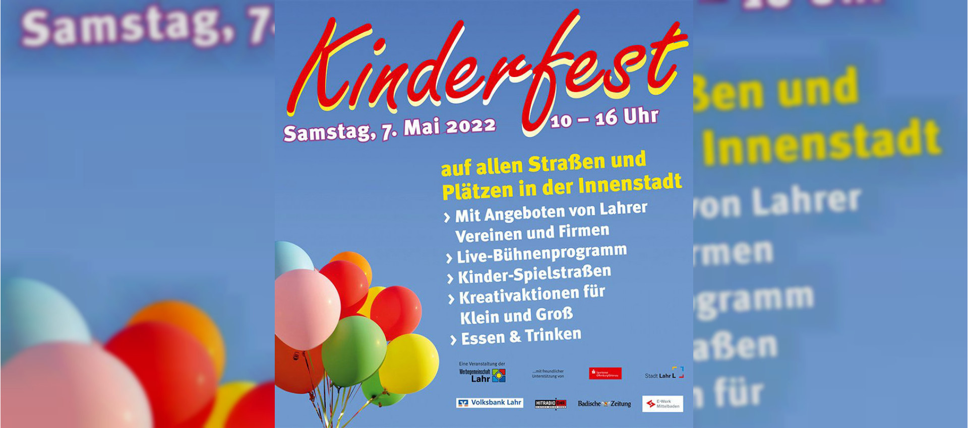 Kinderfest in der Lahrer Innenstadt